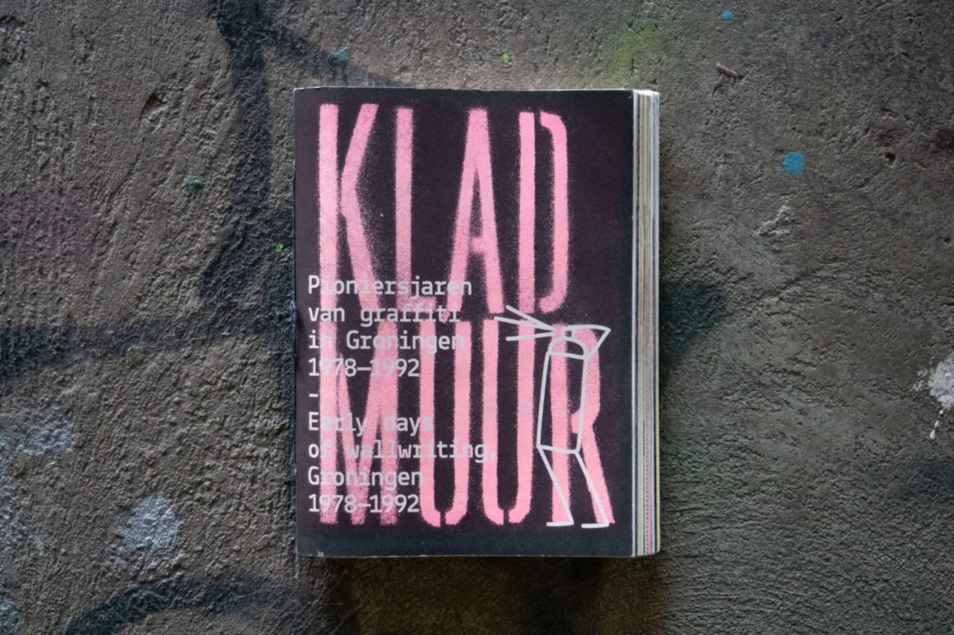 KLADMUUR BOEK GRAFFITI GRONINGEN groot